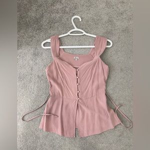 Dusty pink kismet blouse